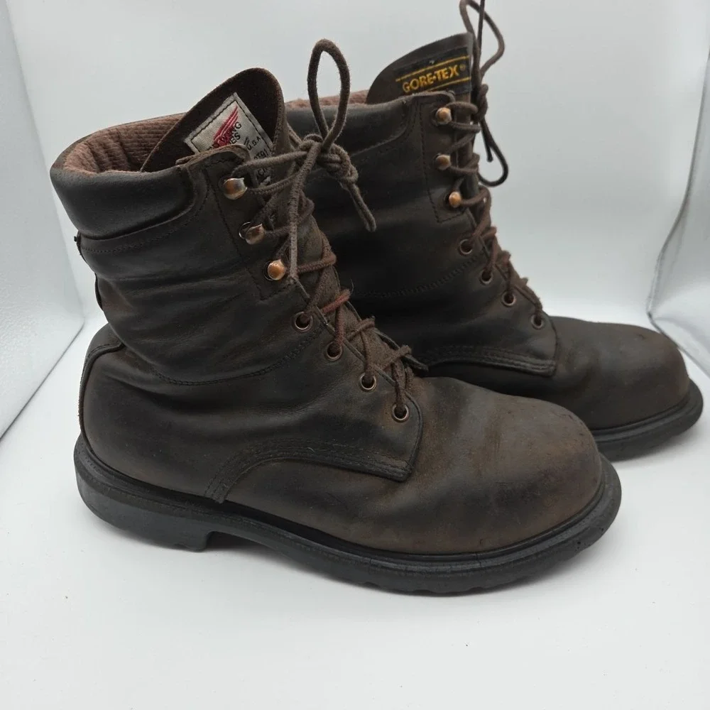 Red Wing Boot 4415 Gore-Tex Vintage 90's‎ Steel Toe PT91 Leather Size 10